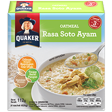 Quaker Oatmeal Coklat: 4 S