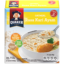 Quaker Oatmeal Coklat: 4 S