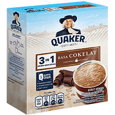 Quaker Oatmeal Coklat: 4 S