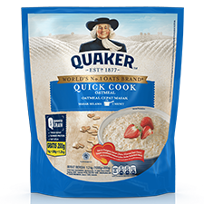 Quaker Oatmeal Coklat: 4 S