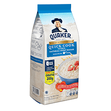 Quaker Oatmeal Coklat: 4 S