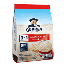 Quaker Oatmeal Coklat: 4 S