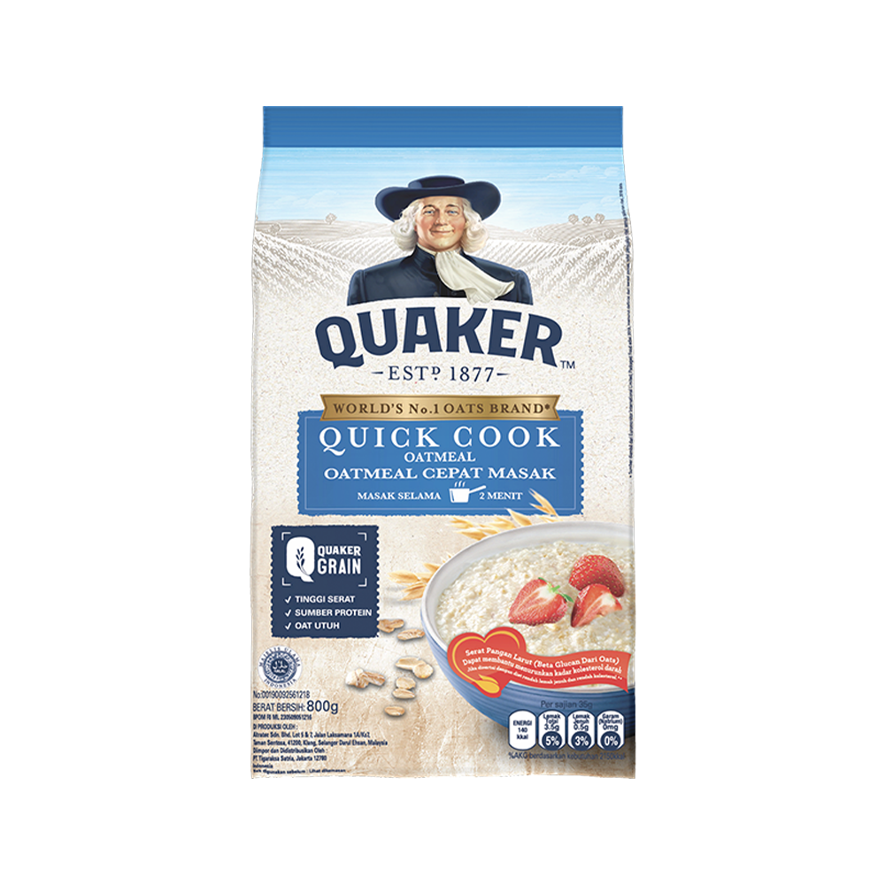 Quaker Quick Cook Oats  800gr
