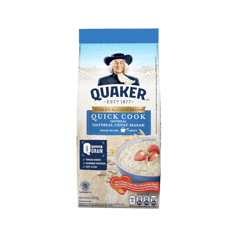 Quaker Quick Cook Oats 200gr