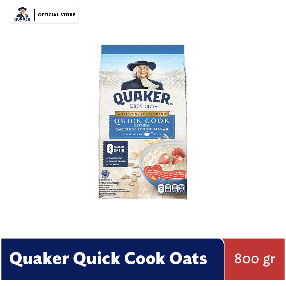 Quaker Quick Cook Oats  800gr