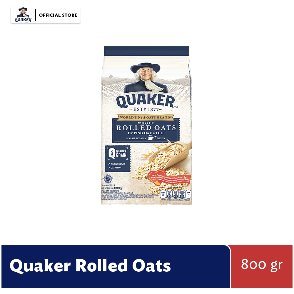 Quaker Rolled Oats 800gr